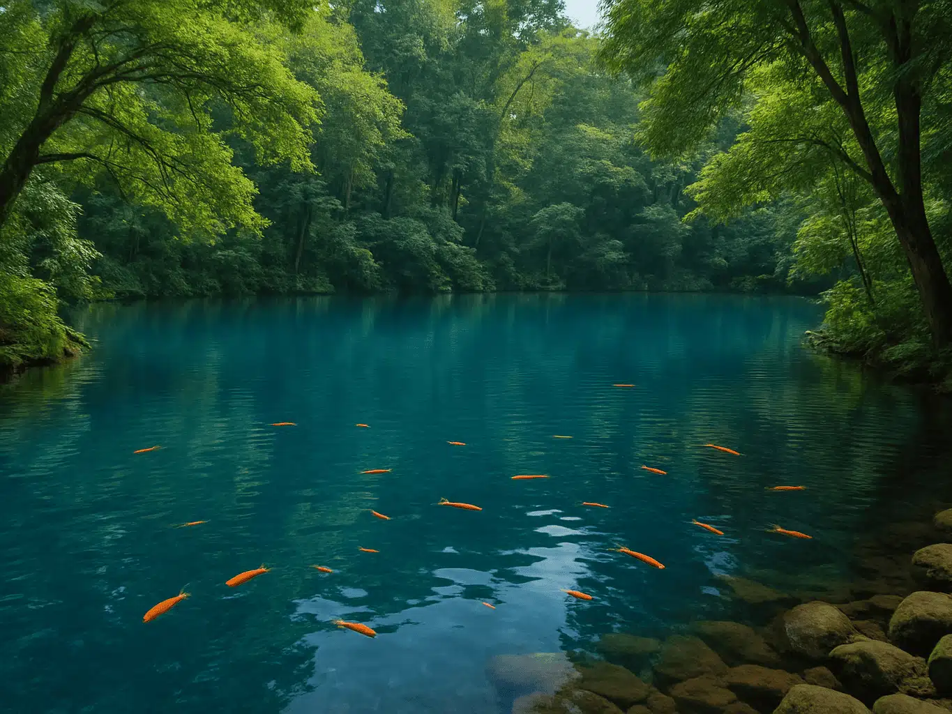 telaga biru cicerem